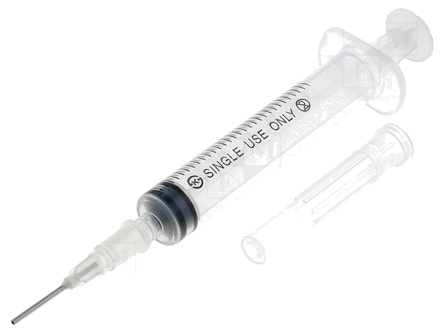 Spuit; 3ml; Set: naald
