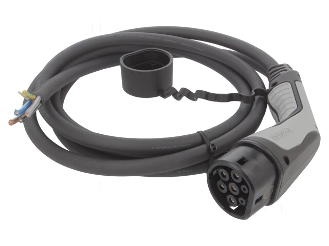 Kabel: eMobility; 1x0,5mm2,5x6mm2; 480V; 26,6kW; IP44; 4m; 32A