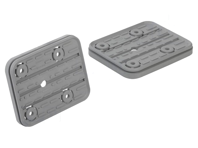 Zuigplaat voor vacu�mblok; 140x115x16,5mm