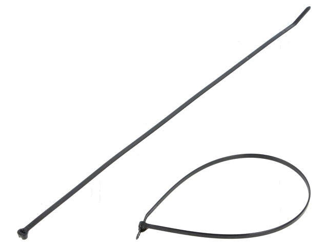 Kabelbinder; met metalen sluiting; L: 287mm; W: 3,6mm; polyamide