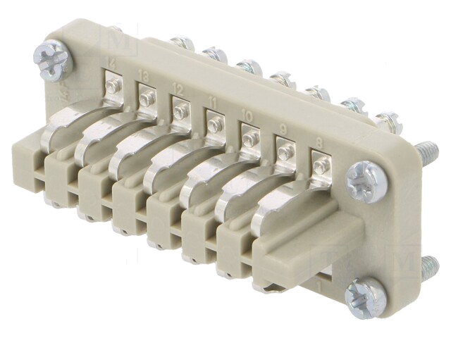 Connector: HDC; mannelijk; EPIC STA; PIN: 14; maat H-A 10; 7,5A; 60V