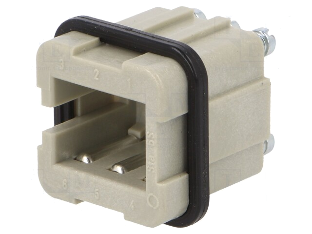 Connector: HDC; vrouwelijk; EPIC STA; PIN: 6; maat H-A 3; 10A; 60V