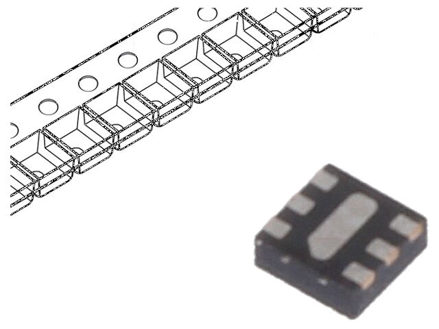 Diode: TVS netwerk; 8V; 3A; 100W; tweerichtings-; SLP1616P6; Ch: 3