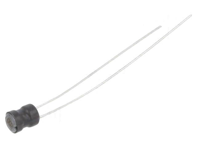 Smoorspoel: draadgewonden; THT; 68uH; 400mA; 850mΩ; ±10%; Ø5x7,5mm