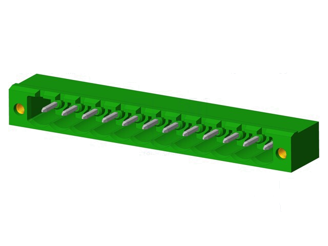 Connector: ontkoppelbare terminal strip; contact; mannelijk