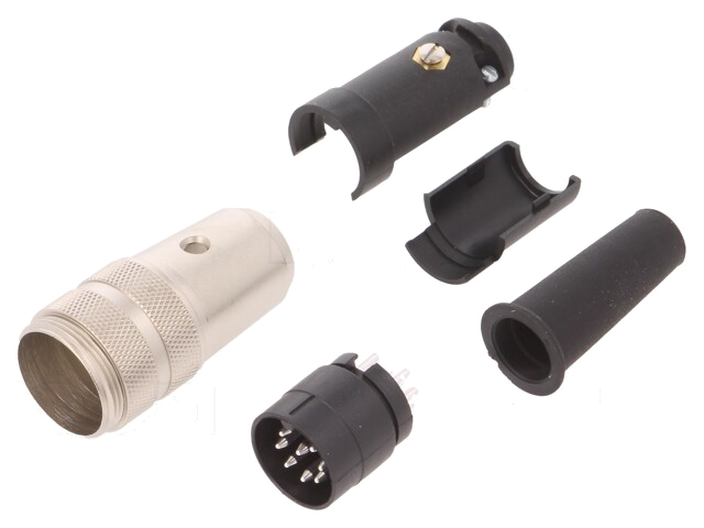 Connector: M16; stekker; 680; mannelijk; PIN: 8; niet afgeschermd