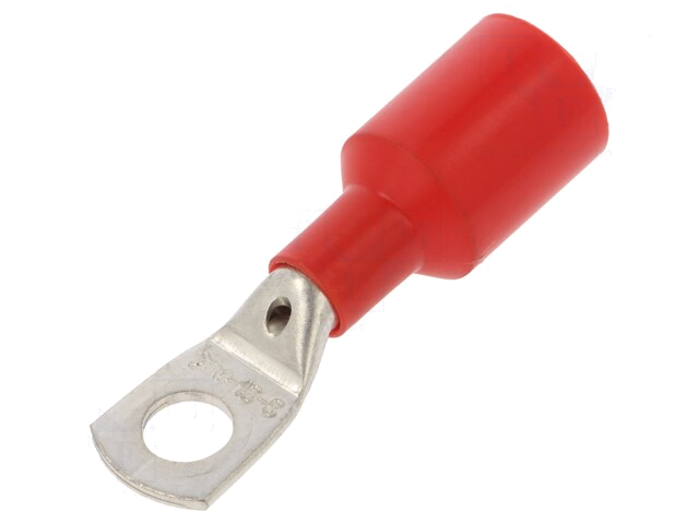 Uiteinde: buis; M8; Ø: 8,5mm; 16mm2; klemmen; voor draad; geïsoleerd