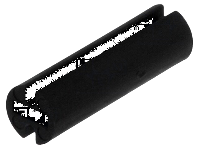 Afstandbus; LED; Øext: 4,5mm; ØLED: 3mm; L: 15mm; zwart; UL94V-2