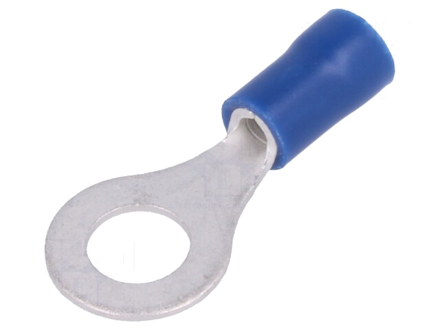 Uiteinde: oog; M6; Ø: 6,4mm; 1,5÷2,5mm2; klemmen; voor draad; blauw