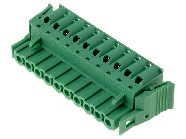 Ontkoppelbare terminal strip; Contactr: 5,08mm; banen: 10; recht