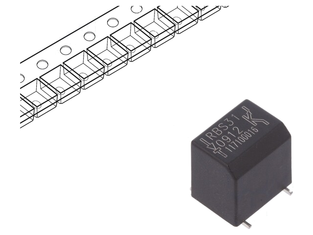Sensor: kantelen; ±10°; -25÷85°C; OUT: SPST-NO; 3,3÷5VDC; verticaal