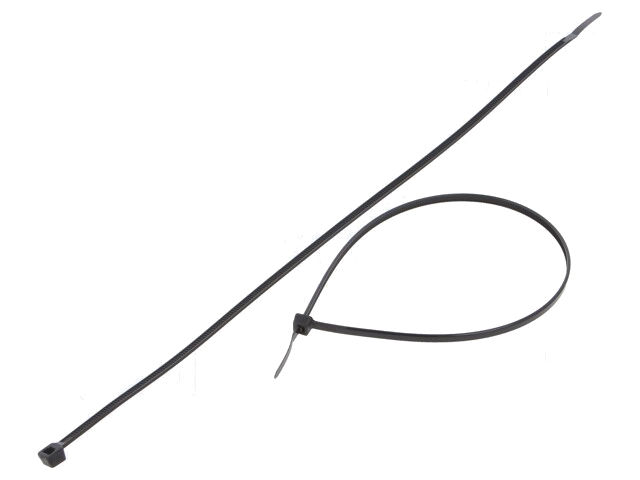 Kabelbinder; L: 710mm; W: 7,6mm; polyamide; 667N; zwart; Ømax: 198mm