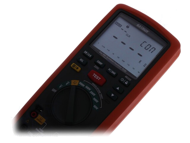 Meter: isolatieweerstand; LCD; (5999); Samplesnelheid: 2x/s