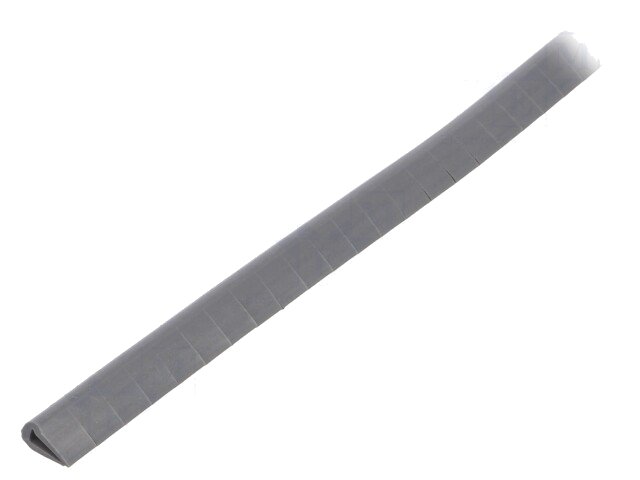 Randbescherming; PVC; L: 10m; grijs; H: 10mm; W: 5,5mm; -30÷70°C