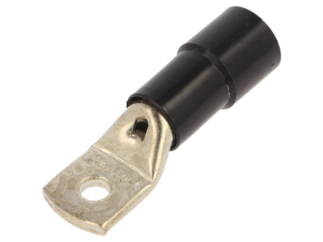 Uiteinde: buis; M6; Ø: 6,4mm; 50mm2; klemmen; voor draad; geïsoleerd