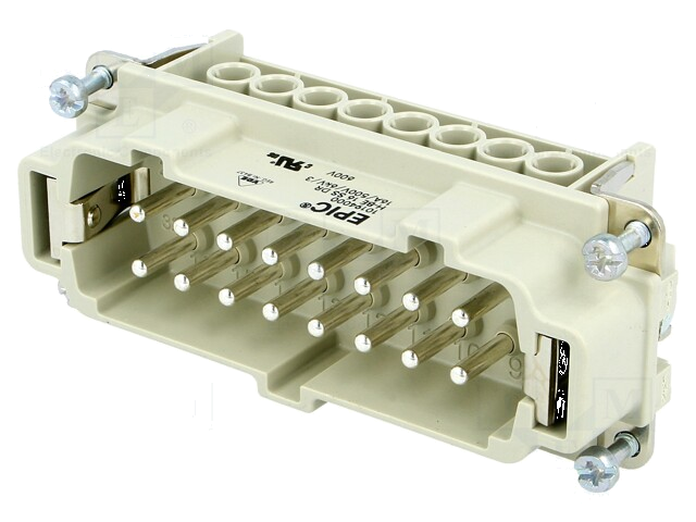 Connector: HDC; contactinzetstuk; mannelijk; EPIC H-BE; PIN: 16