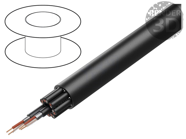 Leiding: voor luidsprekers; BiTsound; 12x2x0,21mm2; koord; Cu
