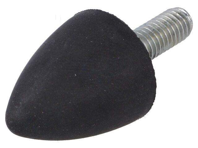 Trillingsdemper; M6; Ø: 20mm; rubber; L: 24mm; L.schroefdraad: 18mm
