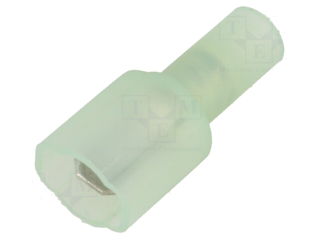 Connector: vlak; 4,8mm; 0,5mm; mannelijk; klemmen; voor draad
