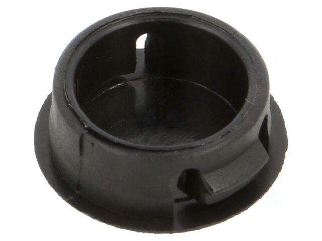Afsluitdopje; H: 6,4mm; indrukken,sluiting; Flensdiam: 14,3mm