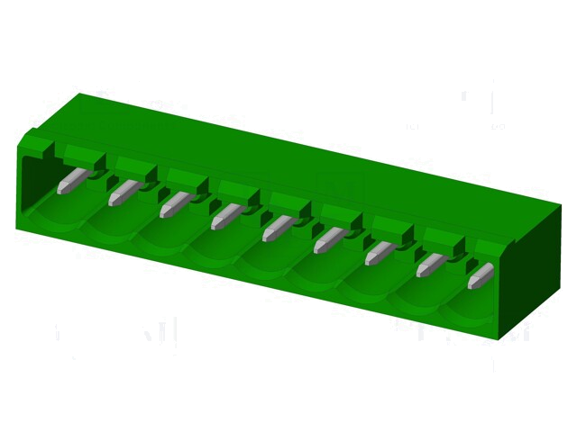 Connector: ontkoppelbare terminal strip; contact; mannelijk