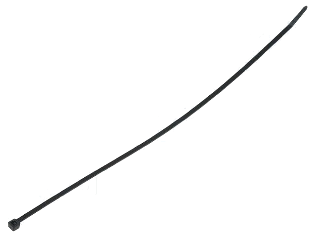 Kabelbinder; L: 290mm; W: 3,5mm; polyamide; 135N; zwart; Ømax: 80mm