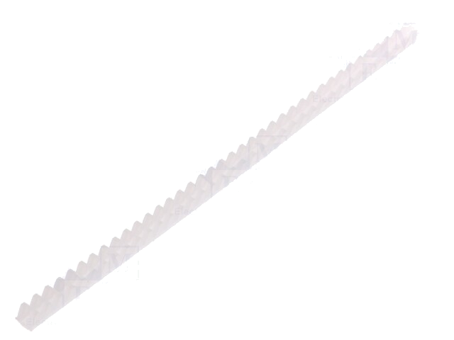Randbescherming; polyamide; L: 30,5m; natuurlijk; H: 3,6mm; W: 3,2mm