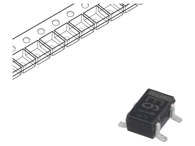 Diode: TVS netwerk; 6,1÷7,2V; 200W; SOT353; rol,band