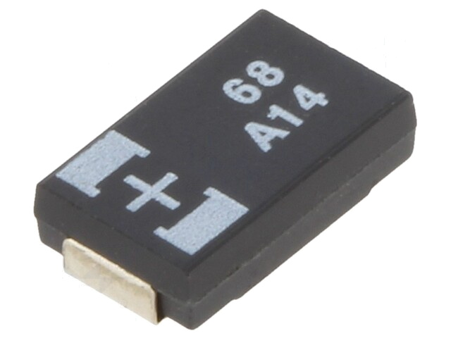 Condensator: tantaal-polymeer; 68uF; 10VDC; TPC; SMD; ±20%; 2000h