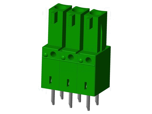 Connector: ontkoppelbare terminal strip; contact; vrouwelijk