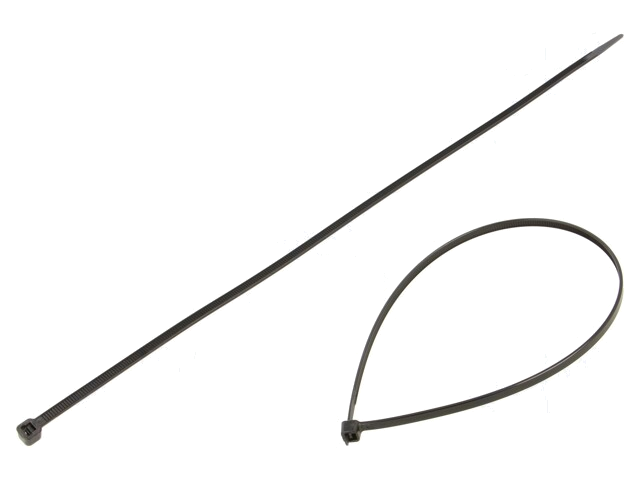 Kabelbinder; L: 370mm; W: 4,8mm; polyamide; 220N; zwart; 100st.
