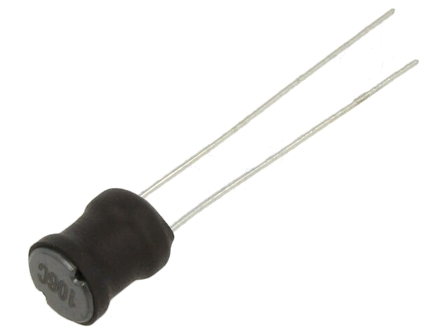 Smoorspoel: draadgewonden; THT; 10mH; 85mA; 23,8Ω; ±10%; verticaal