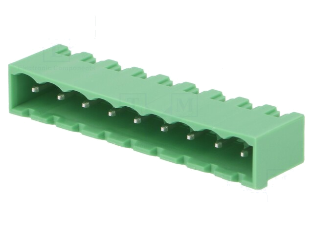 Ontkoppelbare terminal strip; 5,08mm; banen: 9; recht; contact