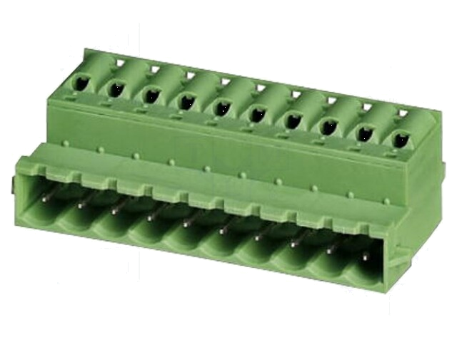 Ontkoppelbare terminal strip; 5,08mm; banen: 16; recht; stekker