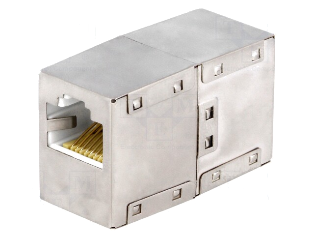 RJ45 koppelstuk; Cat: 5e; verbinding 1: 1
