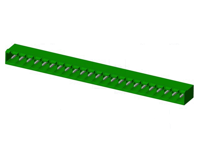 Connector: ontkoppelbare terminal strip; contact; mannelijk