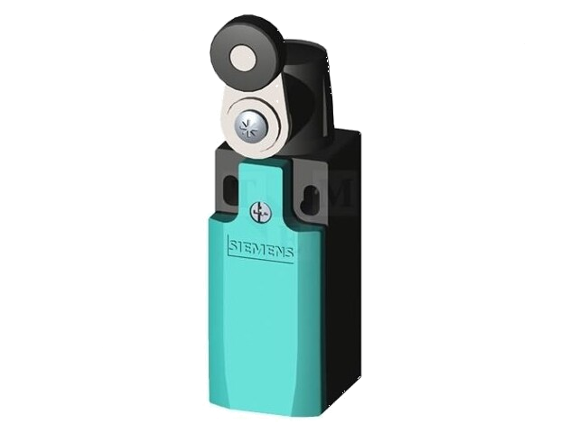 Eindschakelaar; hendel R 20,8mm, roller van kunststof Ø19mm
