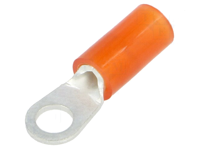 Uiteinde: oog; M3,5; Ø: 3,7mm; 0,5÷1,5mm2; klemmen; voor draad; rood