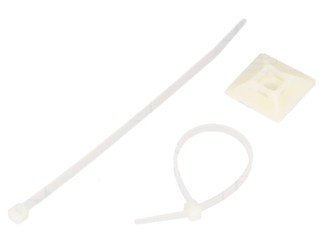 Kabelbinderset; polyamide; natuurlijk; 20st.