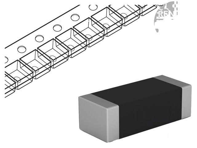 Ferriet: kraal; Imp.@ 100MHz: 220Ω; SMD; 2,8A; 0603; R: 40mΩ