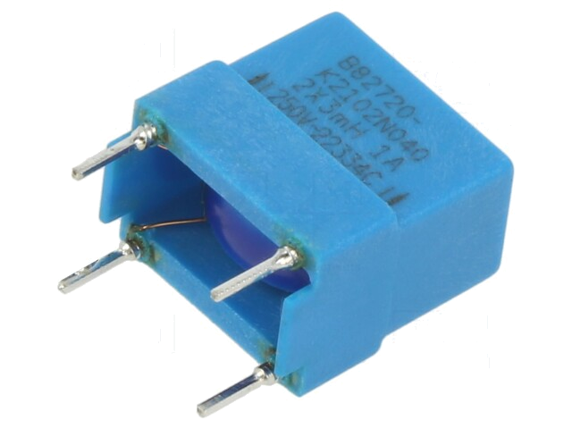 Smoorspoel: common mode; THT; 3mH; 1A; 220mΩ; -30÷50%; 13x9,5x14mm