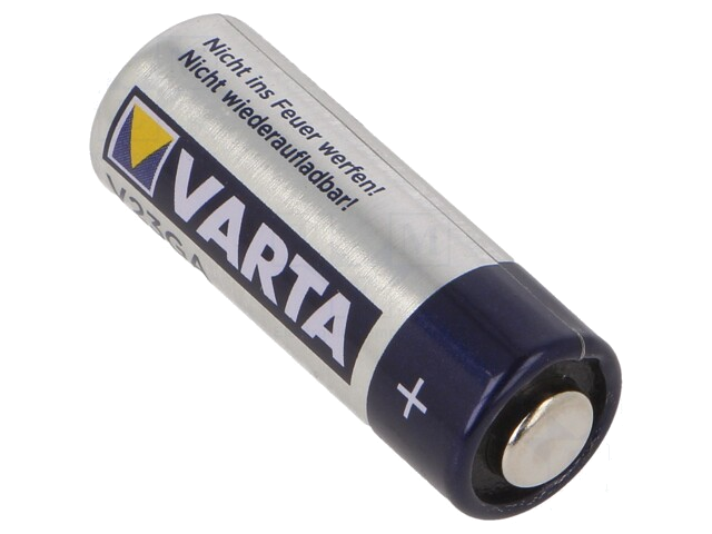 Batterij: alkaline; 12V; 23A,8LR932; niet-oplaadbaar; Ø10x29mm
