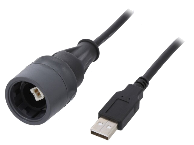 Verloopstuk: kabel-adapter; interne bajonet,push-pull; UL94V-0