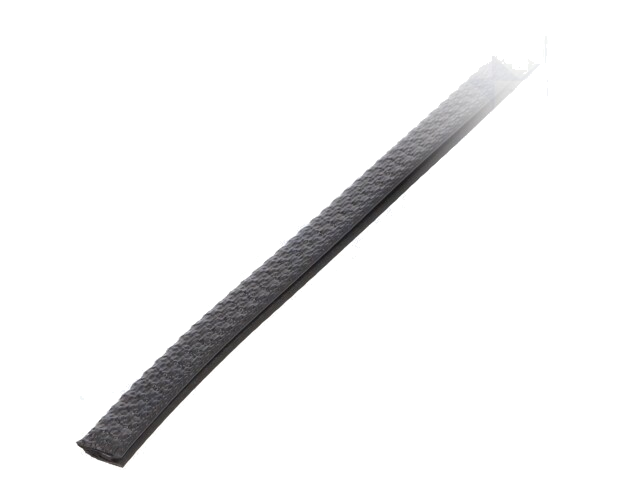 Randbescherming; PVC; L: 10m; zwart; H: 9mm; W: 6mm; D.paneel: 1÷2mm