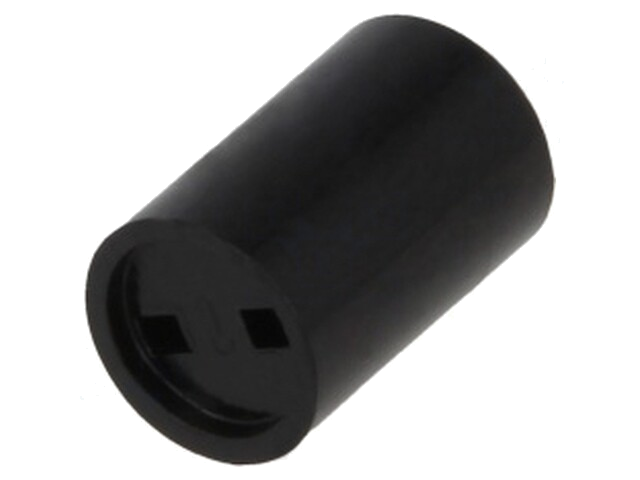 Afstandbus; LED; Øext: 5mm; ØLED: 3mm; L: 6,5mm; zwart
