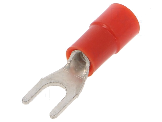 Uiteinde: vork; M3,5; Ø: 3,7mm; 0,25÷1,5mm2; klemmen; voor draad