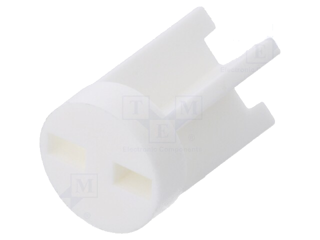Afstandbus; LED; Øext: 6mm; ØLED: 5mm; L: 9,5mm; natuurlijk; UL94V-0