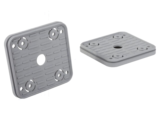 Zuigplaat voor vacu�mblok; 140x130x16,5mm