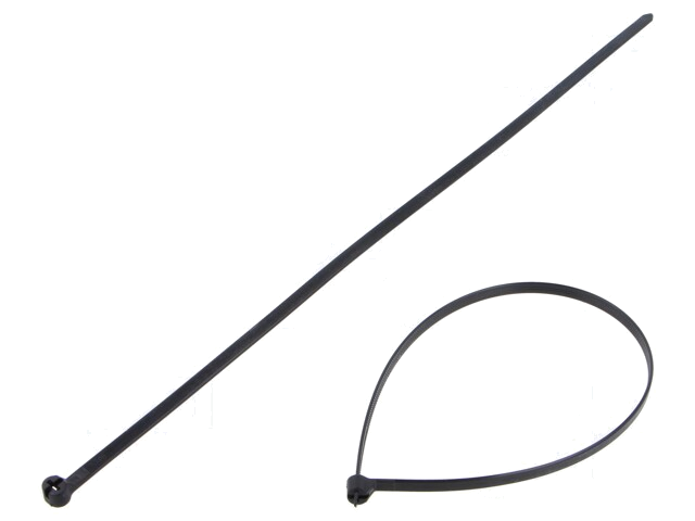 Kabelbinder; met metalen sluiting; L: 300mm; W: 4,8mm; polyamide