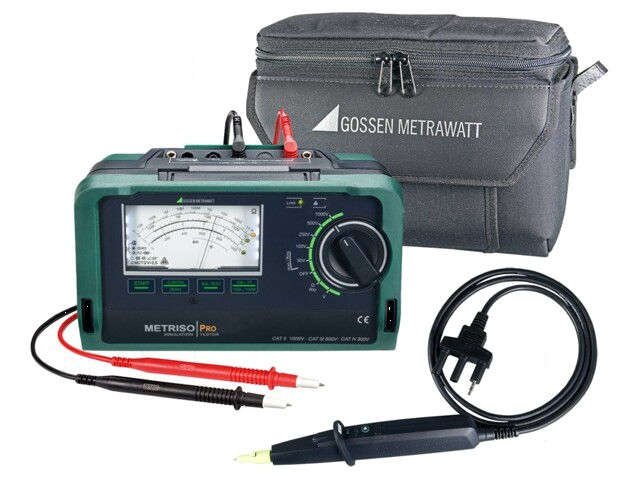 Meter: isolatieweerstand; LCD; Meetbereik R: 170mΩ,10Ω,100Ω,1kΩ